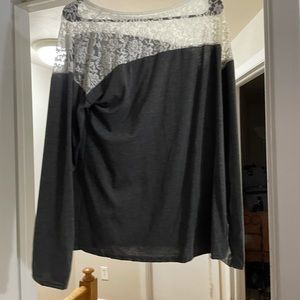 Lace long sleeve shirt! Never worn